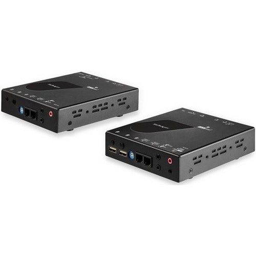 StarTech.com HDMI KVM Extender over IP Network - 4K 30Hz HDMI and USB over IP LAN or Cat5/Cat6 Ethernet (100m/330ft) - Rem
