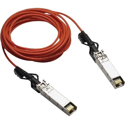 HPE Aruba 25G SFP28 to SFP28 3m Active Optical Cable - 9.84 ft Fiber Optic Network Cable for Network Device - First End: 1