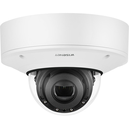 Wisenet XNV-6081R 2 Megapixel Outdoor HD Network Camera - Color, Monochrome - Dome - White - 164.04 ft Infrared - MJPEG, H
