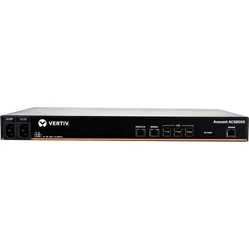 16-PORT ACS8000 CONS. SYSTEM W/ DUAL AC POWER SUP. ANAL. MODEM