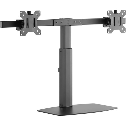 Amer Mounts Dual Screen Pneumatic Vertical Lift Monitor Stand - Up to 27" Screen Support - 26.46 lb (12000 g) Load Capacit