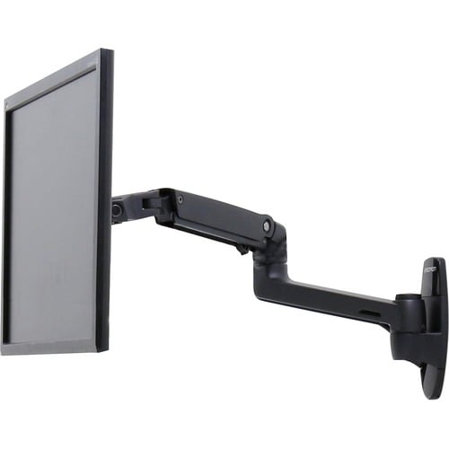 Ergotron Wall Mount for Monitor - Matte Black - 86.4 cm (34") Screen Support - 11.30 kg Load Capacity - 75 x 75, 100 x 100