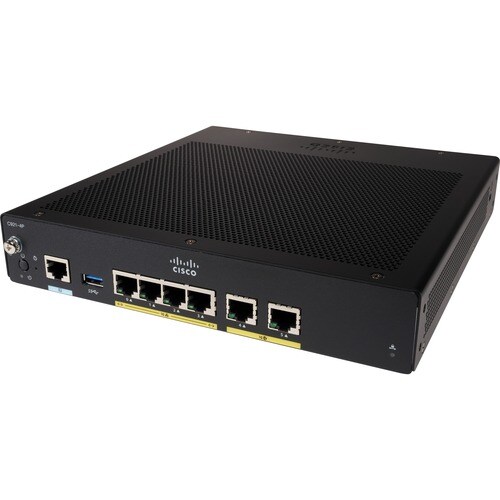 Cisco C921-4PLTEGB 1 SIM Ethernet, ADSL2, VDSL2+, Mobilfunk Modem/Wireless Router - 4G - LTE 800, LTE 2100, LTE 700, LTE 9
