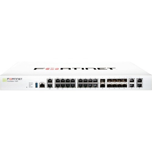 Fortinet FortiGate 100F Network Security/Firewall Appliance - 22 Port - 10GBase-X, 1000Base-T, 1000Base-X - 10 Gigabit Eth