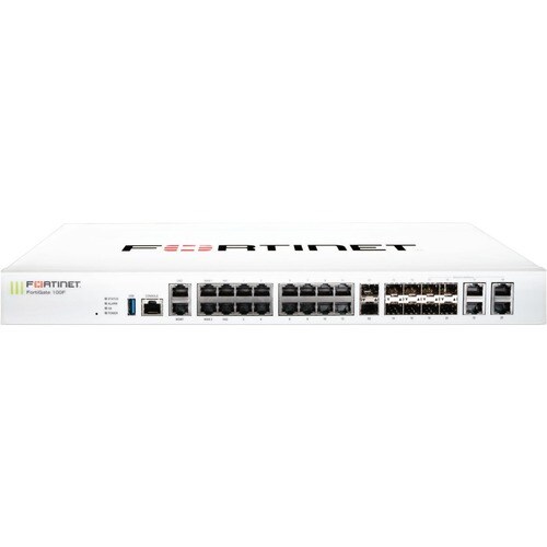Fortinet FortiGate FG-101F Network Security/Firewall Appliance - 22 Port - 10GBase-X, 1000Base-T, 1000Base-X - 10 Gigabit 