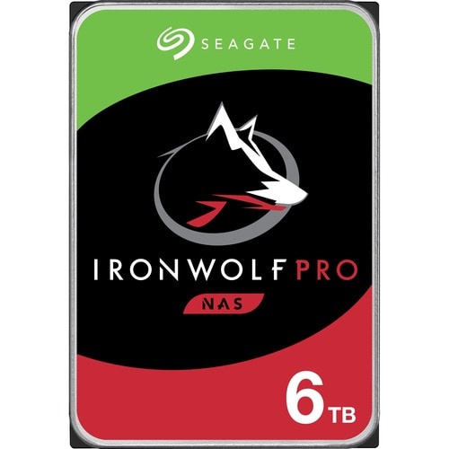 Seagate IronWolf Pro ST6000NE000 6 TB Hard Drive - 3.5" Internal - SATA (SATA/600) - Conventional Magnetic Recording (CMR)