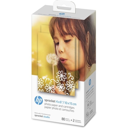 HP Inkjet Photo Paper - White - 80 Sheet