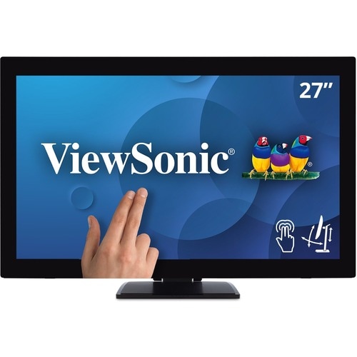 ViewSonic TD2760 27 Inch 1080p 10-Point Multi Touch Screen Monitor with Advanced Ergonomics RS232 HDMI and DisplayPort - T