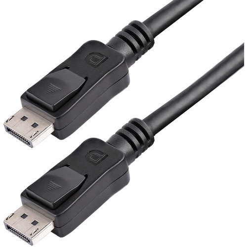 StarTech.com Cable de 5m DisplayPort 4K HBR2 con Cierre de Seguridad - 2x Macho DP - Extremo Secundario: 1 x 20-pin Displa