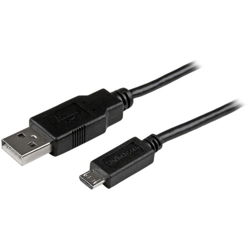 StarTech.com Cable Corto Micro USB de 15cm - Extremo Secundario: 1 x 5-pin Micro USB 2.0 Type B - Male - 480Mbit/s - Apant