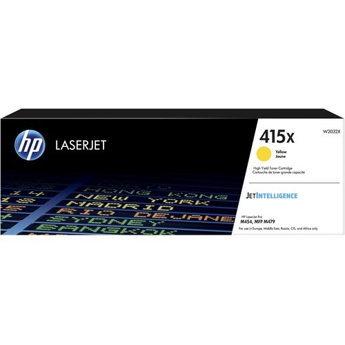 HP 415X Original Alto Yield Laser Cartucho de toner - Amarelo Pack