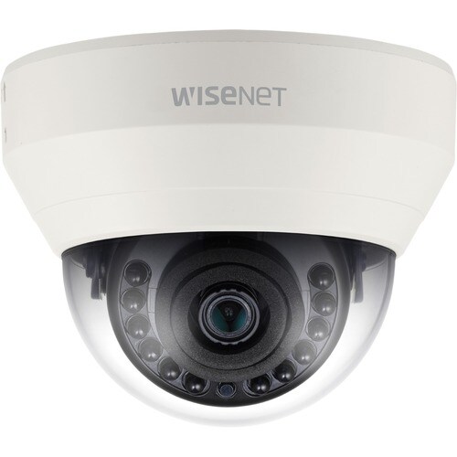 Wisenet HCD-6020R HD Surveillance Camera - Color - Dome - Ivory - 65.62 ft - 1920 x 1080 - 4 mm Fixed Lens - CMOS - Wall M