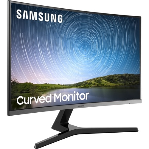 Samsung C27R500FHN 27" Class Full HD Curved Screen LCD Monitor - 16:9 - Dark Blue Gray - 26.9" Viewable - Vertical Alignme