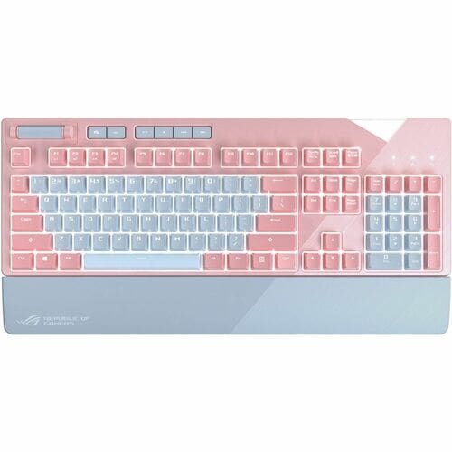 STRIX FLARE PNK LIMITEDEDITION KB WITH CHERRY MX BROWN SWITCHES