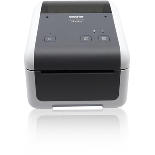 Brother TD-4410D Desktop Direct Thermal Printer - Monochrome - Label Print - USB - Serial - 108.40 mm (4.27") Print Width 