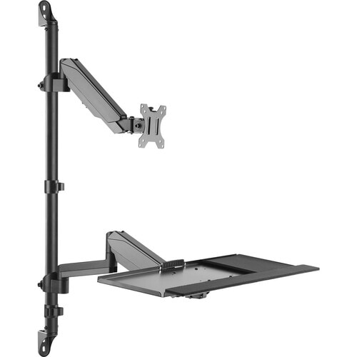 Digitus Wandhalterung für Monitor, Tastatur, Computer, TV, Workstation - Schwarz - 1 Unterstützte(r) Display(s)Bildschirmg