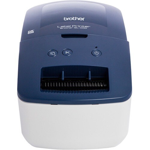 Brother QL-600B Desktop Direct Thermal Printer - Monochrome - Label Print - USB - 3 m Print Length x 60.96 mm (2.40") Prin