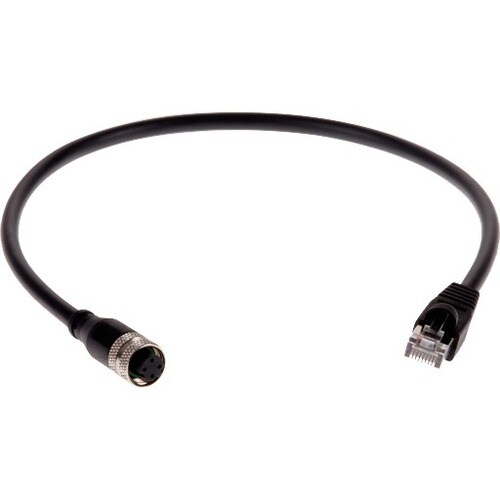 AXIS 50 cm M12/RJ-45 Netzwerkkabel für Netzwerkgerät - Erster Anschluss: RJ-45 Netzwerk - Stecker - Zweiter Anschluss: M12