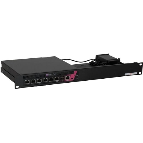 RACKMOUNT.IT CP-Rack RM-CP-T4 Rackmount Kit - For Firewall - 1U Rack Height x 19" Rack Width - Rack-mountable - Jet Black