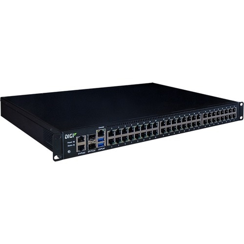 Digi Connect IT 48, Console Access Server with 48 Serial Ports - 1.95 GB - Optical Fiber, Twisted Pair - 2 Total Expansion