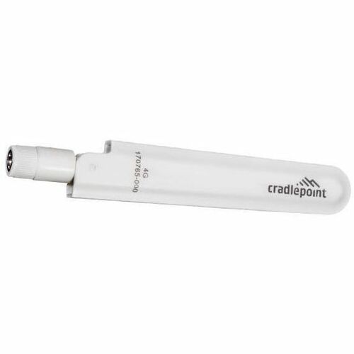 CradlePoint Antenna for Cellular Network - White - 600 MHz to 2.7 GHz - 0.7 dBi - SMA Connector