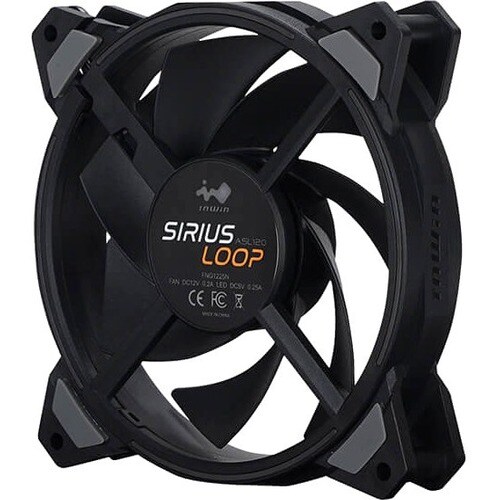 In Win Sirius Loop ASL120FAN-3PK 3 pc(s) Cooling Fan - Motherboard - 120 mm Maximum Fan Diameter - 3 x Fan(s) - 1415.8 L/m