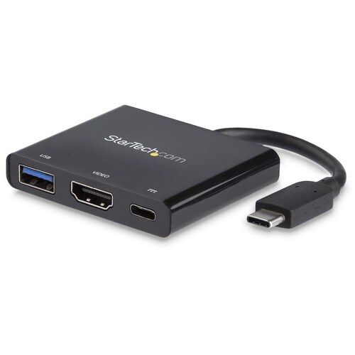 USB-C TO 4K HDMI MULTIFUNCTION ADAPTER WITH POWER DELIVERY AND USB-A PORT - USB TYPE-C TO HDMI - USB C LAPTOP TRAVEL ADAPT