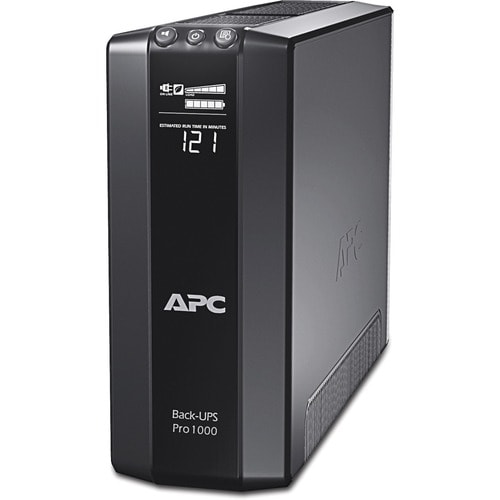 APC by Schneider Electric Back-UPS Pro Line-interactive UPS - 1 kVA/600 W - Tower - AVR - 7.40 Hour Recharge - 230 V AC In