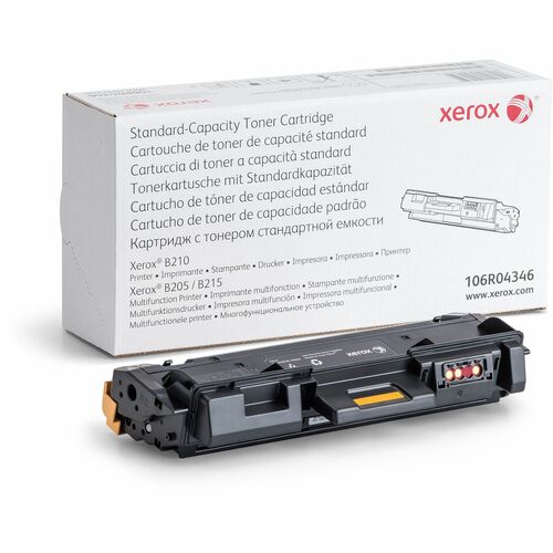 Xerox Original Standard Yield Laser Toner Cartridge - Black - 1 Each - 1500 Pages