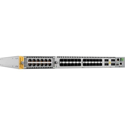 Allied Telesis x950-28XSQ Layer 3 Switch - Manageable - 3 Layer Supported - Modular - Optical Fiber - 1U - Rack-mountable