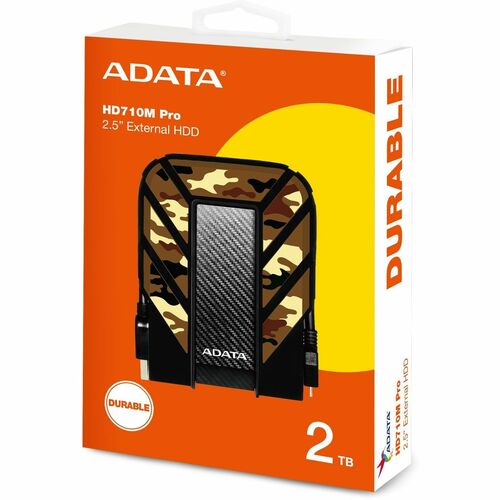 Disco Duro Adata - 2.5" Externo - 2TB - Camuflaje - Consola de juegos Dispositivo compatible - USB 3.2 (Gen 1) - 3Año(s) G