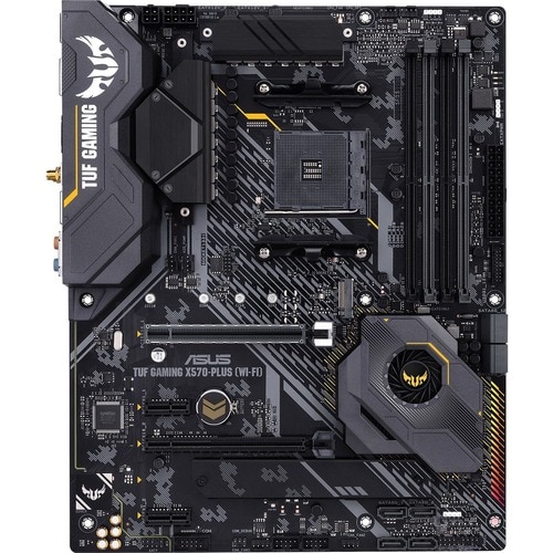 TUF GAMING X570-PLUS (WI-FI) Desktop Motherboard - AMD X570 Chipset - Socket AM4 - ATX - 128 GB DDR4 SDRAM Maximum RAM - D