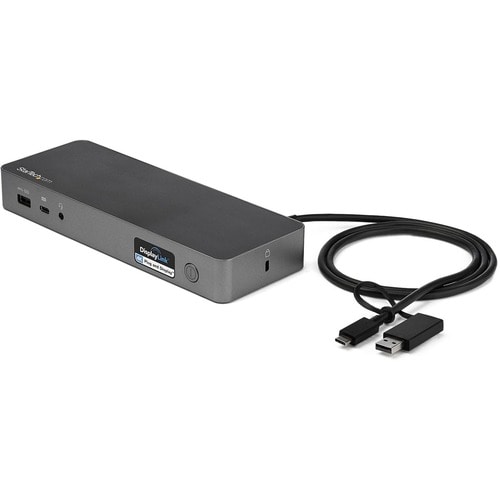 StarTech.com USB-Typ C Docking Station für Notebook - 60 W - 2 Unterstützte Displays - 4K - 4096 x 2160, 5120 x 2880 - 4 x