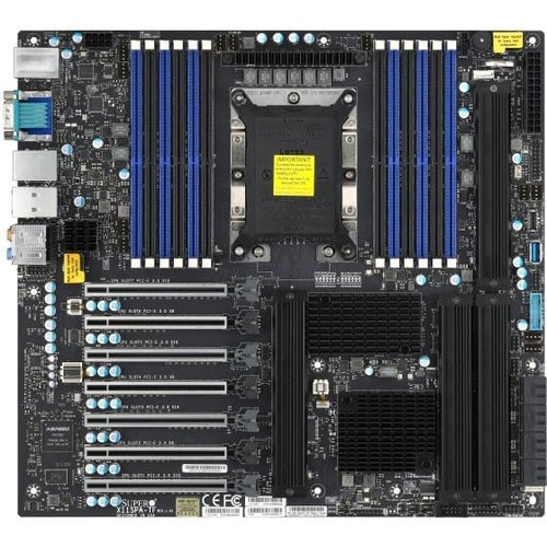 Supermicro X11SPA-T Workstation Motherboard - Intel C621 Chipset - Socket P LGA-3647 - Extended ATX - 3 TB DDR4 SDRAM Maxi