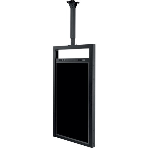 HAGOR Deckenhalterung für Digital-Signage-Display - Schwarz - Bildschirmgröße: 116,8 cm (46 Zoll) - max. 35 kg Traglast