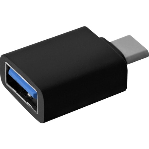 V7 V7U3C2A-BLK-1E Data Transfer Adapter - 1 x USB 3.2 (Gen 1) Type A - Female - 1 x USB 3.2 (Gen 1) Type C - Male - Black