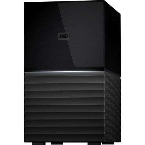 WD My Book Duo WDBFBE0240JBK 2 x Gesamtzahl Einschübe DAS-Speichersystem - 24 TB HDD Desktop - 2 x HDD installiert - 24 TB
