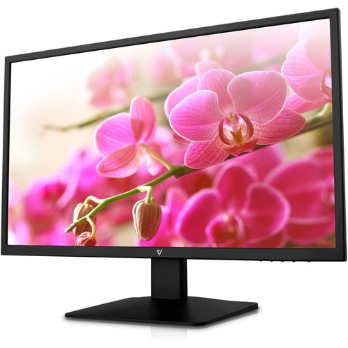V7 L236VA-2KH 24" Class Full HD LCD Monitor - 16:9 - Black - 59.9 cm (23.6") Viewable - Vertical Alignment (VA) - LED Back
