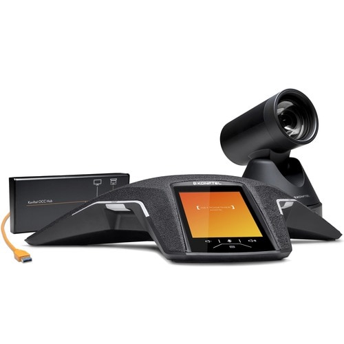 Konftel C50800 Hybrid (video kit US) - Room type: Small to Large - OmniSound® - Exceptional image quality - Daisy-chain co