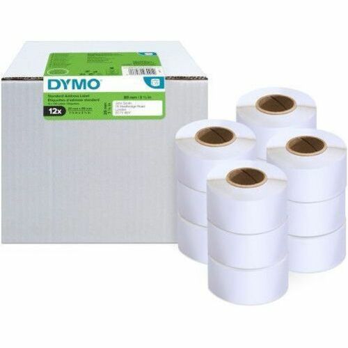 Dymo Address Label - Rectangle - 12 Pack