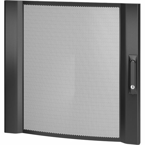 Schneider Electric NetShelter SX 12U 600mm Wide Perforated Curved Door Black - Black - 28.74" (730 mm) Height x 29.72" (75