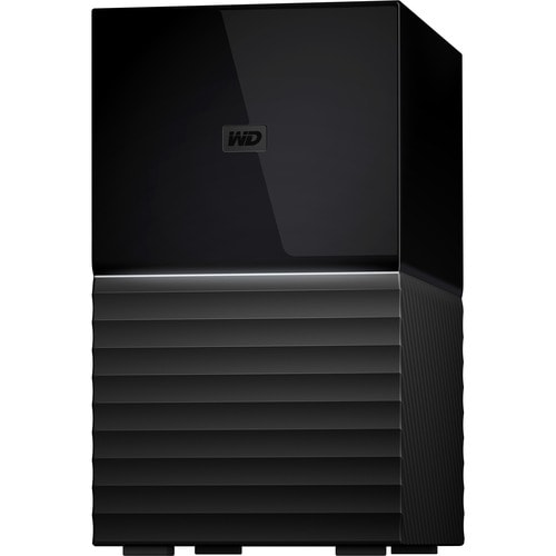 WD My Book Duo WDBFBE0240JBK 2 x Total Bays DAS Storage System - 24 TB HDD Desktop - 2 x HDD Installed - 24 TB Installed H
