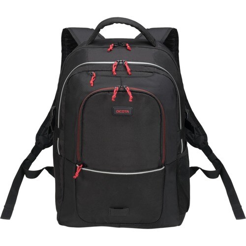 Dicota Backpack Plus SPIN Carrying Case (Backpack) for 39.6 cm (15.6") Notebook - Black - Water Resistant - 600D Polyester