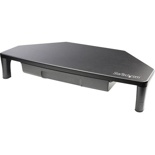 StarTech.com Monitor Riser Stand for Corner Workstation - For up to 32" Monitors - Height Adjustable - Corner Monitor Stan