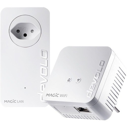 devolo Magic 1 WiFi Powerline Netzwerkadapter - 1 - 1 x Netzwerk (RJ-45) - 1200 Mbit/s Stromleitung - 400 m Reichweite unt