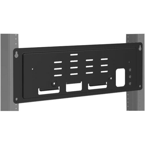 Zebra Mounting Plate for Cradle, Power Supply, Cable - Black - Metal - 1 Piece