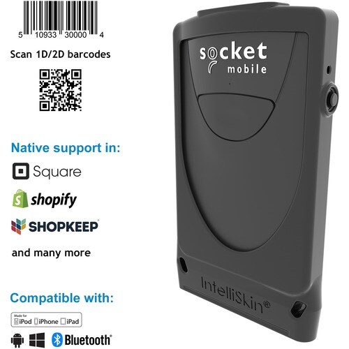 Socket Mobile DuraScan D840 Handheld Barcode Scanner - Wireless Connectivity - 495 mm Scan Distance - 1D, 2D - LED - Bluet