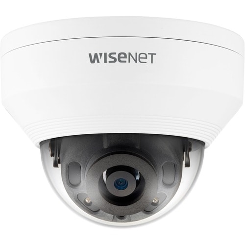 Wisenet QNV-8020R 5 Megapixel Network Camera - Dome - White - 82.02 ft Infrared Night Vision - H.265, H.264, MJPEG - 2592 