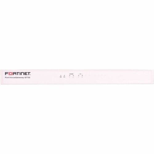Fortinet FortiVoice FVG-GT02 VoIP Gateway - 2 x RJ-45 - USB - Management Port - Gigabit Ethernet - 1U High - Rack-mountable