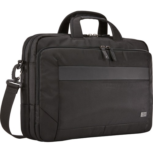 Case Logic Carrying Case (Briefcase) for 39.6 cm (15.6") Notebook, Tablet PC, Portable Electronics - Black - Impact Resist